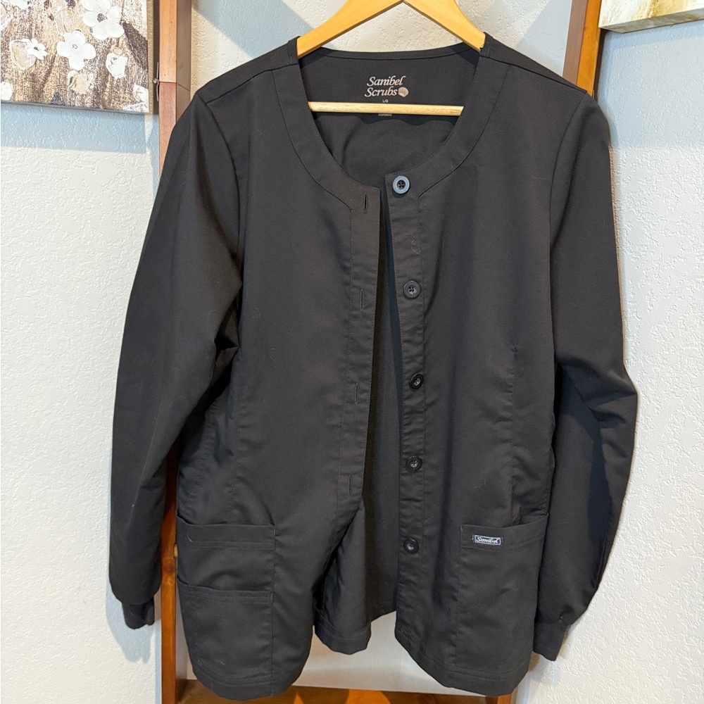 Black Women's Scrub/ Lab Jacket